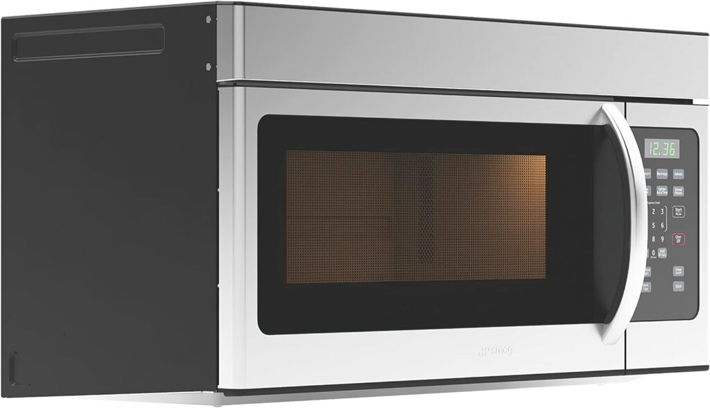 KoolMore KM-MD-1SS 24 Inch Stainless Steel Microwave Drawer with 1.2 cu. ft. Oven, 1000W Power with 10 Custom Cooking Levels, Memory, and Timer Functions, Wall-Mounted with Flat Bottom, Silver