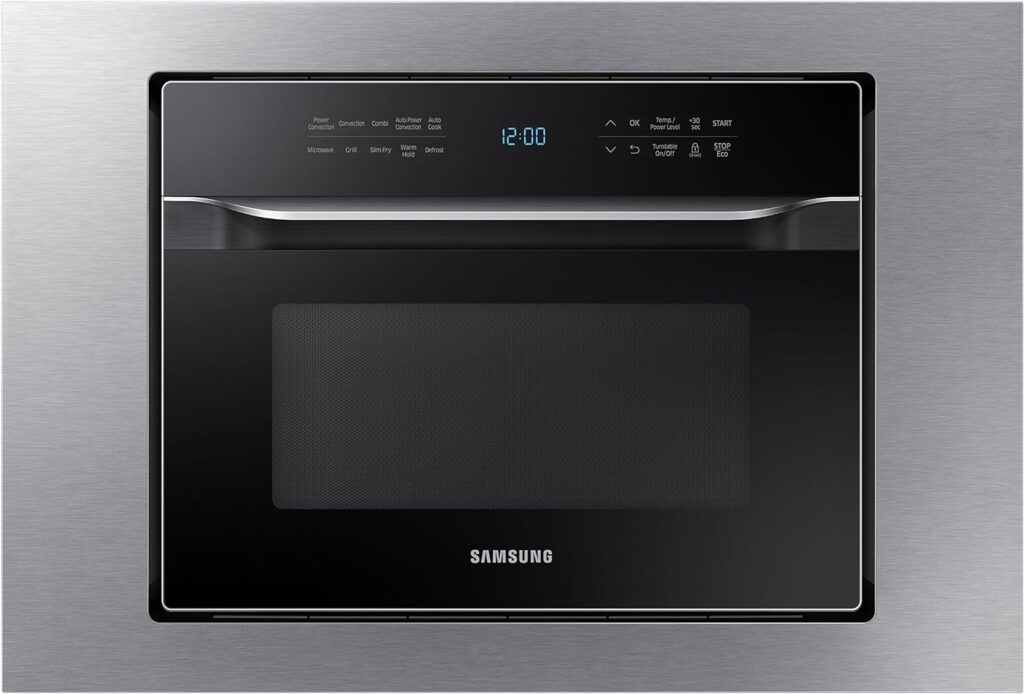 SAMSUNG 30 Microwave Trim Kit for 1.2 Cu. Ft. Counter Top Convection Microwave (MC12J8035CT) for Seamless Built-In Look, MA-TK3080CT, Stainless Steel