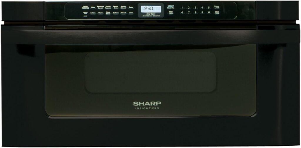 Sharp KB-6524PS 24-Inch Microwave Drawer Oven, 1.2 cu. ft., Stainless Steel