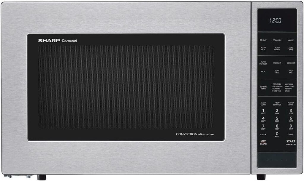 Sharp SMC1585BS 1.5 cu. ft. Microwave Oven with Convection Cooking in Stainless Steel