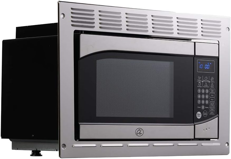 Tough Grade Freestanding RV/Camper Microwave .9 CuFt | Stainless Steel